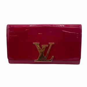 LOUIS VUITTON/ルイヴィトン ビトン M61317 ポルトフォイユルイーズ ヴェルニ 長財布 マゼンタ レディース ブランド