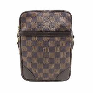 LOUIS VUITTON/ルイヴィトン ビトン N48063 ダヌーブ スペシャルオーダー ダミエ レザー ショルダーバッグ ブラウン レディース ブランド