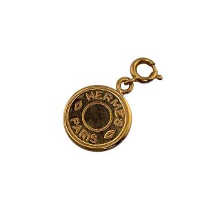 HERMES エルメス チャーム セリエ ゴールド ネックレス ゴールド レディース ブランド