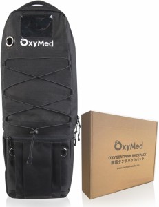 OxyMedポータブル酸素バックパック 携帯用酸素ボンベタンクバッグ 防水 豊かなポケット 家庭、屋外、旅行の調整可能なショルダーストラッ