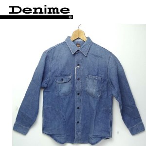 ドゥニーム Denime アメカジ ウェスタンシャツ デニム 長袖シャツ 日本製 Lサイズ