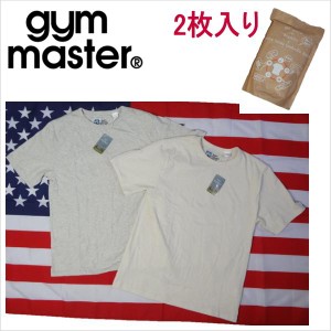gym master ジムマスター 半袖2枚組 コットンTシャツ G821500 カナダ アメカジ サイズM クルーネック メンズカジュアル