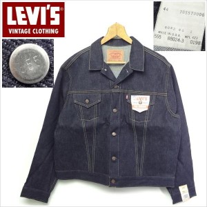 リーバイス ジージャン Ｇジャン LEVI’S 復刻 ヴィンテージ 3rd 米国製バレンシア刻印555 44 MADE IN THE USA