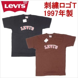 リーバイス Levi’s クルーネック Tシャツ ロゴ刺繍 メンズ カジュアル 半袖シャツ デッドストック