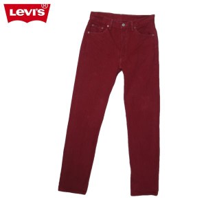 リーバイス 501 米国製 ジーンズ レッド 赤 W30インチ MADE IN THE USA Levi’s