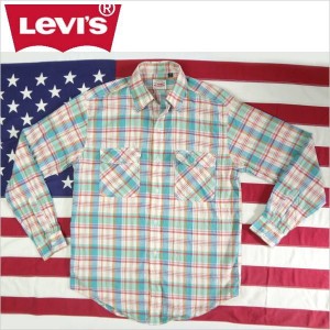 リーバイス LEVI'S ワークシャツ 長袖 シャンブレー