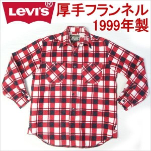 リーバイス LEVI'S フランネルシャツ 長袖 メンズ 日本サイズL