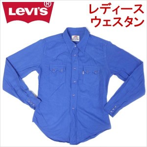 リーバイス levi's レディース ウェスタンシャツ 長袖 M