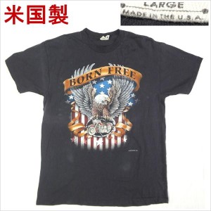 Tシャツ アメカジ 米国製 アメリカ製 USA製 アメリカサイズL　日本XL