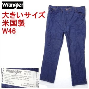 ラングラー Wrangler 945NAV 米国製 カーボーイカット ジーンズ デニム MADE IN THE USA W46インチ