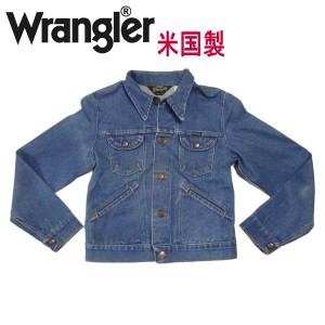 ラングラー 米国製 ジージャン 古着 デニムジャケット Wrangler トラッカー MADE IN THE USA G