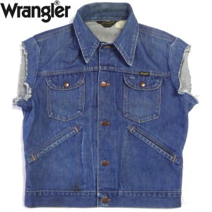 ラングラー Wrangler 米国製 USA製 ジージャン Gベスト 40 Lサイズ デニムジャケット MADE IN THE USA