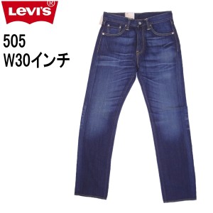 W30インチ リーバイス 505 ジーンズ Levi’s レギュラーストレート ダメージジーンズ