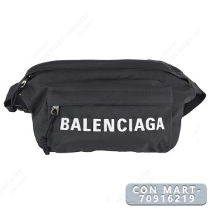 BALENCIAGA バレンシアガ ボディバッグ WHEEL BELTPACK ホイール ベルトバッグ メンズ ウエストポーチ ロゴ 刺繍 鞄 ギフト 人気 ブラン