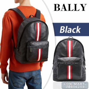BALLY バックパック バリー リュックサック レザー ブラック メンズバッグ メンズファッション bally bag 通勤 軽量 新品 送料無料  ファ