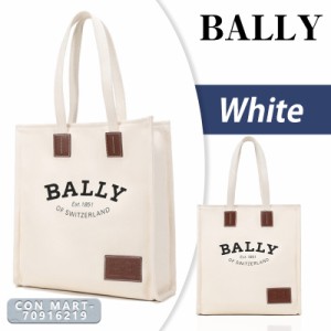 バリー ロゴプリント キャンバス トートバッグ BALLY CRYSTALIA BAL ナチュラルベージュ A4サイズ収納可能 ファッション 新品 送料無料  