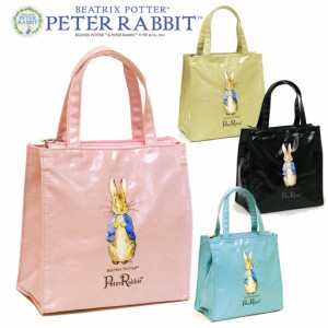 スクエア型ハンドバッグ (S) 0624 [PETER RABBIT(TM) ピーターラビット(TM)] スクエアバッグ ランチバッグ ミニトート 底板付き 自立 撥