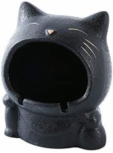 クリエイティブかわいい猫形灰皿大容量セラミック灰皿多目的収納装飾品タバコの灰皿家庭用あくび猫灰皿セラミックポータブル卓上タバコ屋
