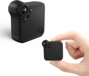 超小型カメラ 小型カメラ 防犯カメラ 暗視 WIFI 動体検知 ビデオ 録音機能 コンパクトなデザイン 屋内/屋外
