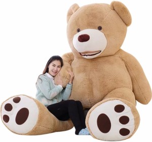 ぬいぐるみ 特大 くま/テディベア アメリカ 可愛い熊 動物 250cm 大きい/巨大 くまぬいぐるみ/熊縫い包み/クマ抱き枕/お祝い/ふわふわぬ