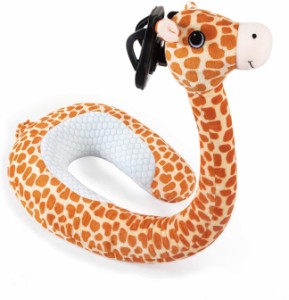 ネックピロー U型枕 携帯 スタンド かわいい 3D 動物 調節可能 携帯枕 自宅 モバイル トラベル おもしろい 旅行用品