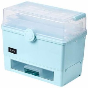 薬箱 ポータブル 収納ケース 救急箱 車載用 防災 ツールボックス 蓋付き 収納箱 持ち運びしやすい 可愛い メイク 化粧品収納 子供用 多用