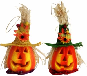 ハロウィン 飾り かぼちゃ 置物 ライト 庭 おばけ 光る 装飾 インテリア 店舗 屋外 飾りつけ 2個セット