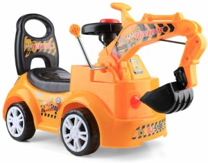 乗用ショベルカー 乗用カー 建設車両 ショベルカー 子供向け 乗り物 乗用玩具足けり 車おもちゃ 男の子 子どもおもちゃ 玩具 足こぎ 乗用