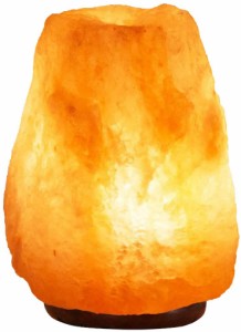 ヒマラヤ岩塩ランプ 2〜3kg マイナスイオン発生 空気浄化と癒しの灯り ナチュラルクリスタル 岩塩ライト