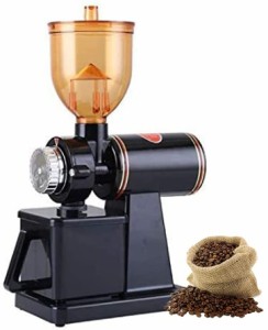 電動コーヒーミル 8段階変速調整 家庭用 小型 電動 機械ステンレス鋼の刃 コーヒー店 ケーキ店ドーナツ店などに適用