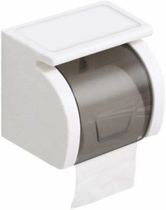 トイレットペーパーホルダー 吸盤方式 壁傷つけない 置物トレイ付き 防水 樹脂製 簡単設置