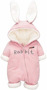 20％OFFクーポン+10倍ポイント6/3-6/10期間限定ベビー服 ロンパース 子供 カバーオール 新生児 ウサギフード おくるみ 着ぐるみ 可愛い 