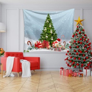 クリスマスツリー タペストリー クリスマス飾り 壁掛け おしゃれ 150*130cm クリスマスデコレーション インテリア バナー 壁 窓 装飾
