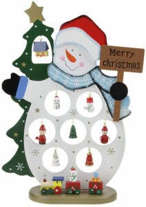 クリスマス オーナメント ナチュラル 木製 卓上 クリスマス飾り 置物 クリスマス雑貨 オブジェ 吊り下げ 人形付き 部屋 装飾品