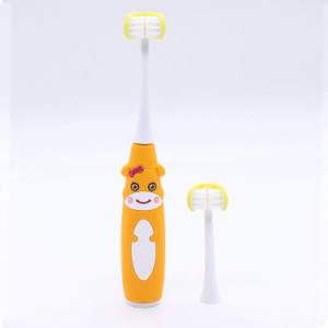 アーリーアダプター向けに設計された子供のU字型電動歯ブラシ、食品グレードの素材、毎分32000回の振動、2か月間の1回限りの使用