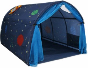 供用 ベッドテント プレイハウス キッズプレイテント 防蚊帳付き プライバシースペース眠っている屋内玩具ゲームハウス 寝袋 子供用テン