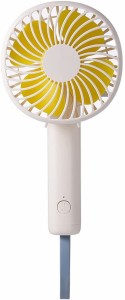 携帯扇風機 手持ち扇風機 可愛い扇風機 扇風機 小型 fan usb扇風機 ミニ扇風機 ストラップ付き USB充電式 3段階風量調整 1200mAh(ホワイ