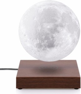 磁気 浮上 月ライト 浮遊 月ランプ 2色切り替え ナイトライト テーブルランプ GDREAMT 回転 ムーンライト 3Dプリント 間接照明 15cm 誕生