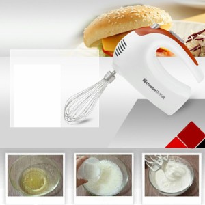 ベーキングケーキ卵クリーム用ハンドヘルド電動ミキサー卵ビーター、多機能食品ミキサー、5速制御キッチンフードプロセッサー、