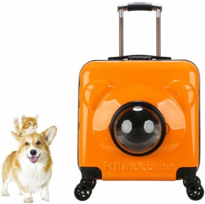 多機能ペットトロリーケース、猫と犬のお出かけ用トラベルバッグ、携帯用猫用スーツケース、ペットとの旅行に最適