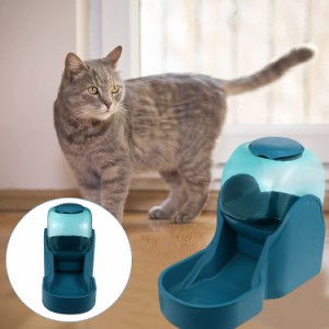 みずのみ 猫 自動 自動給餌器 給水器 二つセット 猫犬用 ペット用エサやり ペット用の給水機餌やり器 犬猫お留守番対策 ペット用品