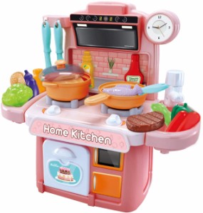 キッチンセット子供のための教育玩具野菜や果物の食器を収納できます。キッチンは子供の男の子と女の子の誕生日プレゼントです。