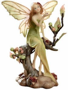 おとぎ話ユニコーンと天使の置物花妖精樹脂クラフトミニチュアヴィンテージ家の装飾の装飾子供のための最高の贈り物