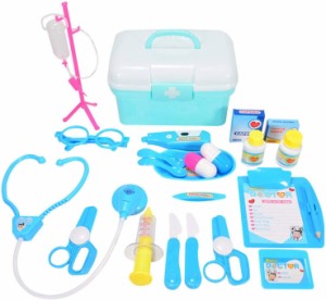 お医者さんに似せてままごとを設置した知育玩具の実践力の想像力！歯医者のゲームをします。救急車を使います。男の子と女の子の誕生日プ