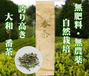 自然栽培 番茶(100g)★奈良県産★誇り高き大和茶★無添加★無肥料・無農薬★蒸し緑茶製法で清らかに仕上げました♪先人の知恵を引き継ぐ