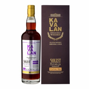 KAVALAN カバラン ソリストピーテッド Y'sカスク 700ml 52.4度 台湾 シングルモルト ウィスキー  数量限定 箱入 ギフト ギフト 長S