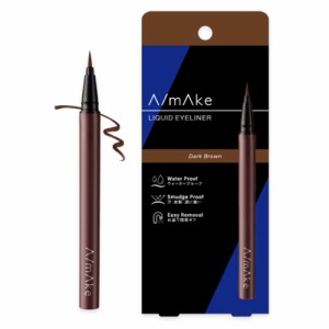 エーメイク  マットリキッド アイライナー 0.5ml  ダークブラウン  ウォータープルーフ WP A/mAke アイライナー [4950] メール便無料[A][