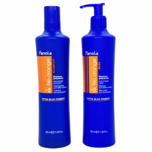 ファノラ  ノー オレンジ シャンプー & マスク セット 350ml + 350ml(350g) セット FANOLA シャンプー ヘアパック・ヘアマスク [4171_419