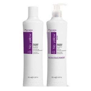 ファノラ  ノー イエロー シャンプー ＆ マスク セット 350ml + 350g  FANOLA シャンプー ヘアパック・ヘアマスク [1460_3846]   ノーイ