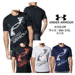 【メール便だと送料無料】アンダーアーマー 半袖シャツ UNDER ARMOUR UAテック ショートスリーブ Tシャツ エクストララージロゴ 1378362 